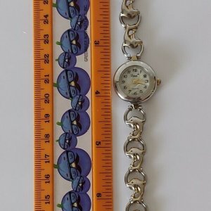 NEW!! Vivani Watch & Bracelet Set (Dolphins) SENSATIONAL! Vintage VIVANI Quartz Watch & Bracelet Set w  main image 3