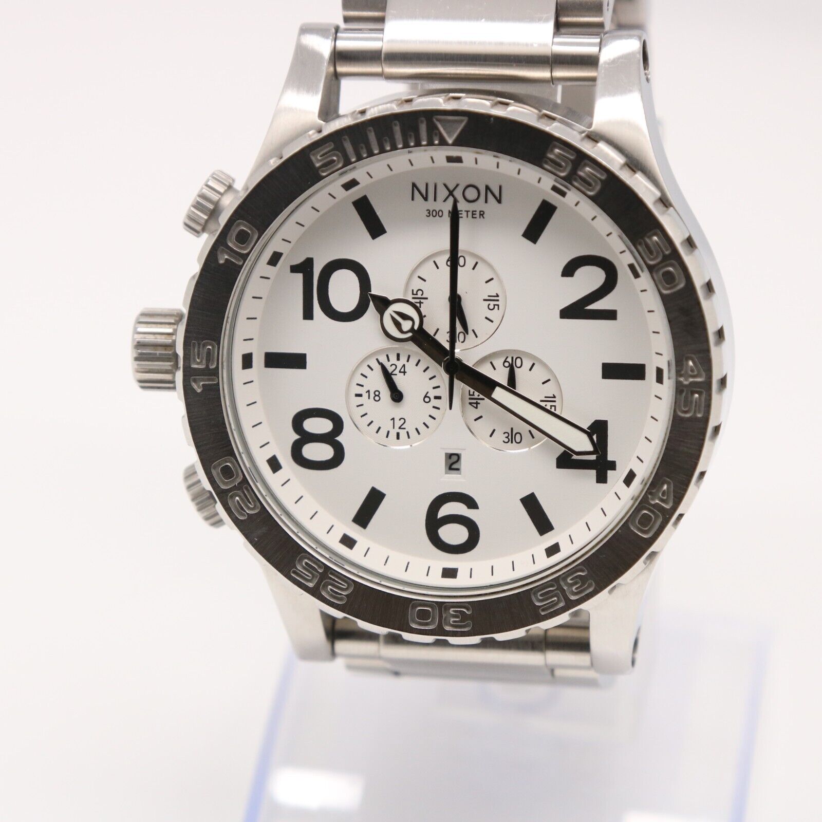 【美品】NIXON 51-30 CHRONO SIMPLIFY クロノグラフ 51-30 Chrono Watch | Black | Men's Stainless Steel – Nixon US
