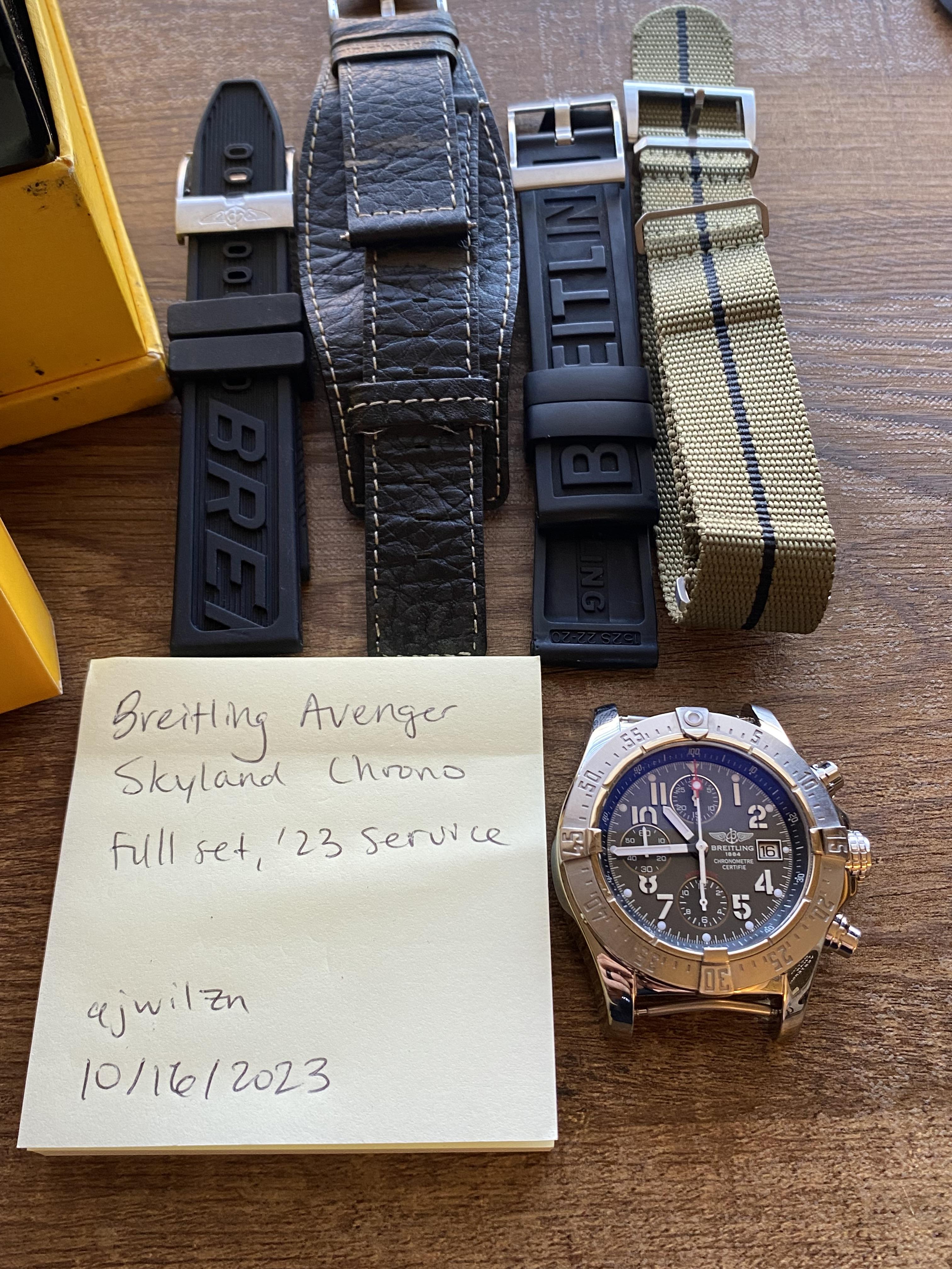 Breitling avenger nato discount strap