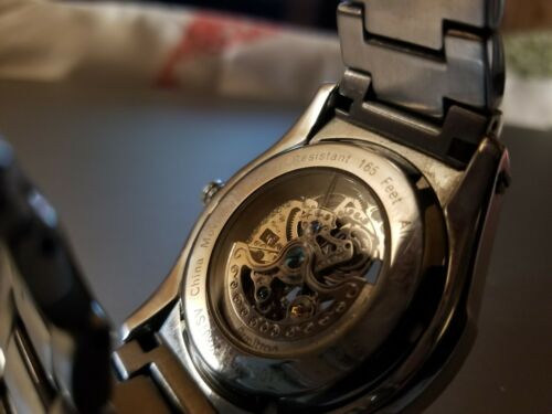 Unique Armitron Automatic Skeleton Dial Men s Watch 20 4406SV T2807SV Running WatchCharts Marketplace