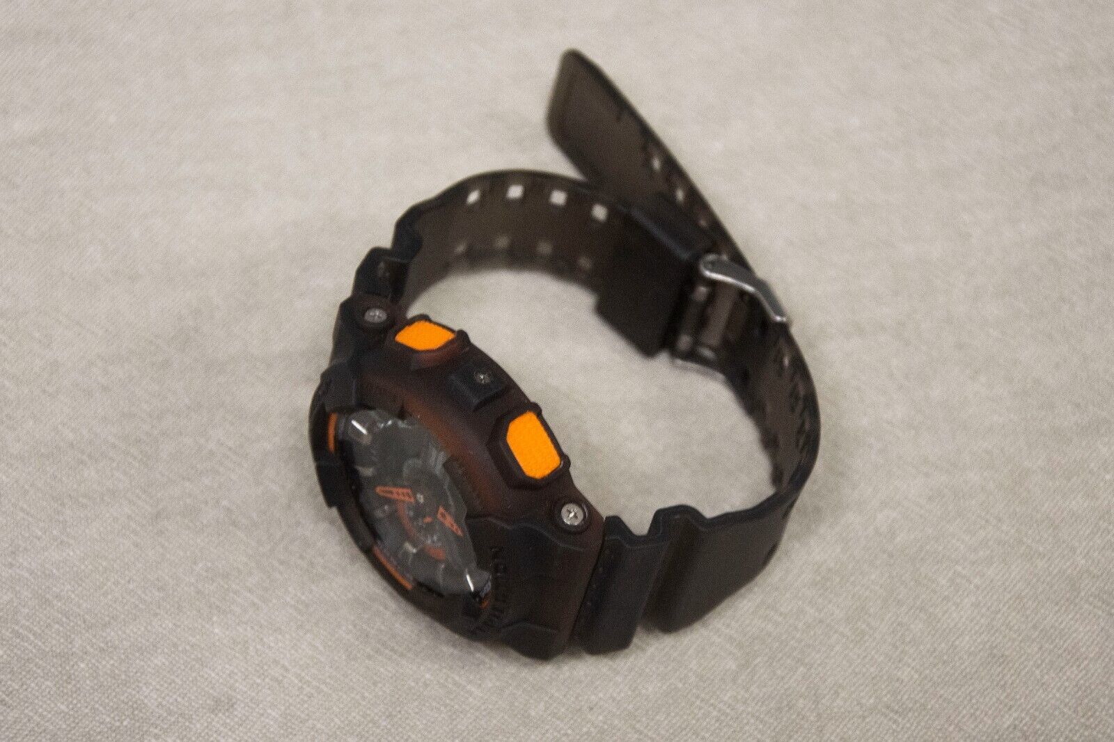 Casio Watch G-Shock GA-110GB Orange and Transparent Black 5146
