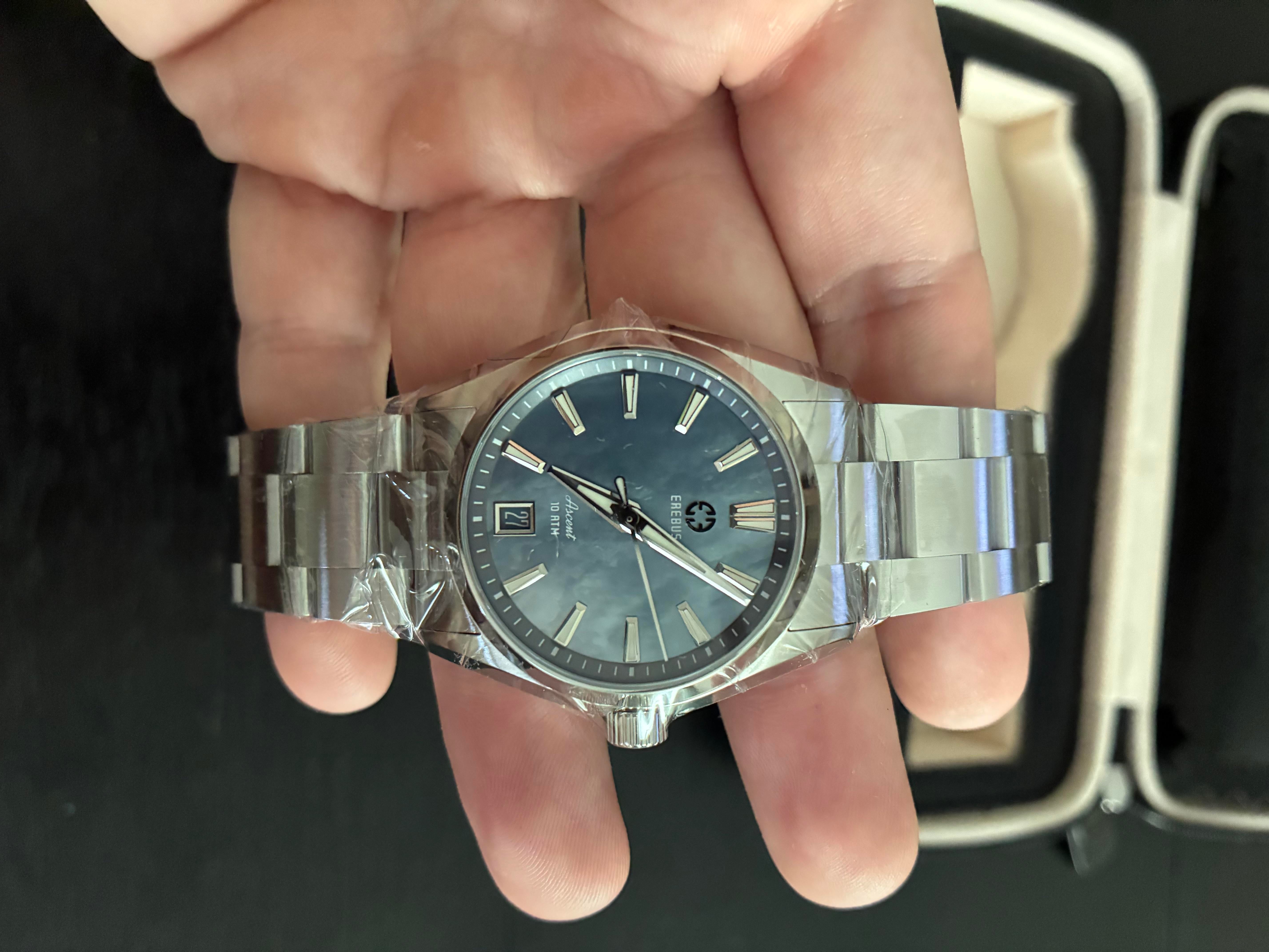 WTS] Erebus Ascent 36mm Blue MOP (Oyster Bracelet) | WatchCharts 