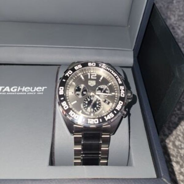 Tag Heuer Formula 1 Anthracite Dial Two Tone Steel Strap Watch For Men - CAZ1011.BA0843
