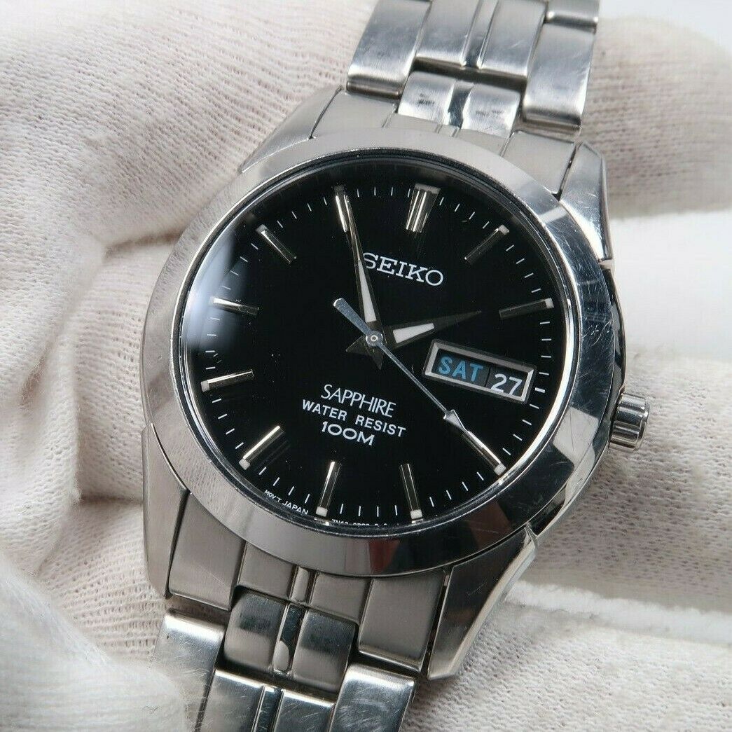 SEIKO 7N43-0AR0 稼働良品　サファイアガラス SEIKO 7N43-0AR0 稼働良品 サファイアガラス - メルカリ