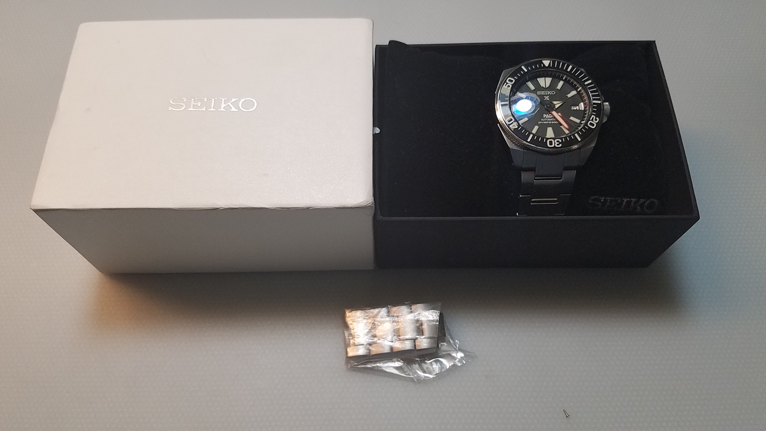 Seiko samurai domed hot sale sapphire crystal