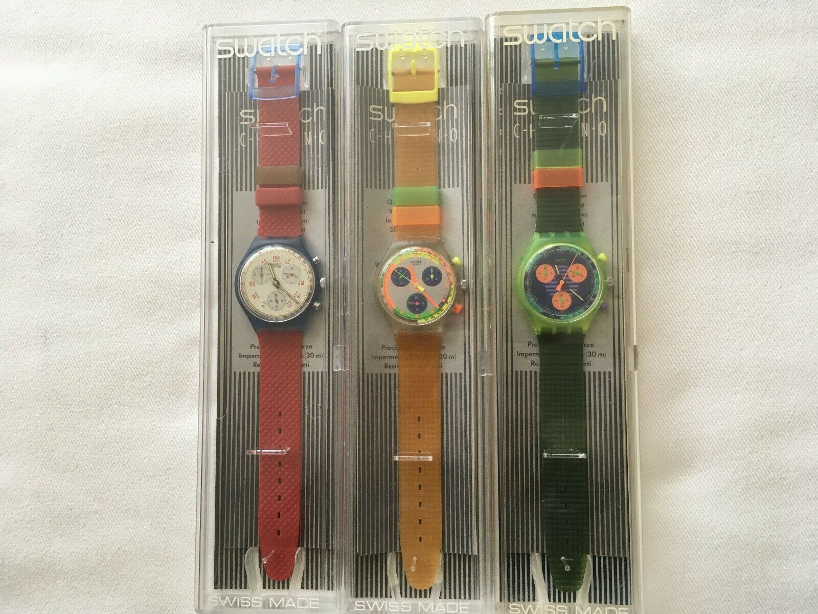 Swatch chrono jelly stag【電池交換済】 - 腕時計(アナログ)
