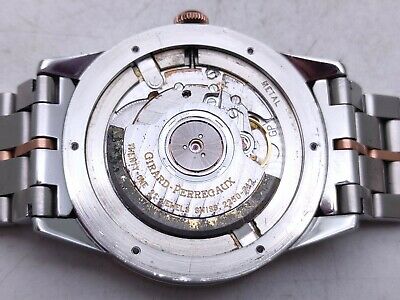 Vintage Girard Perregaux GP 90 World Time 18K Steel Ref 1010