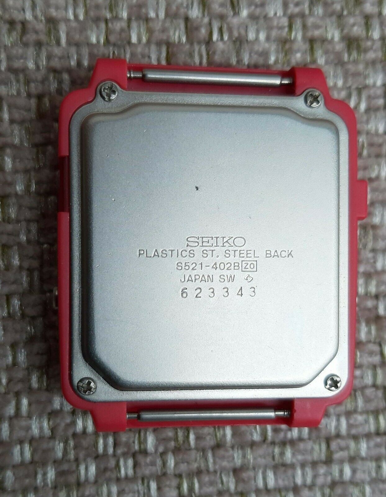 SEIKO RC-4500 RED PC-Datagraph - RARE Vintage Digital 