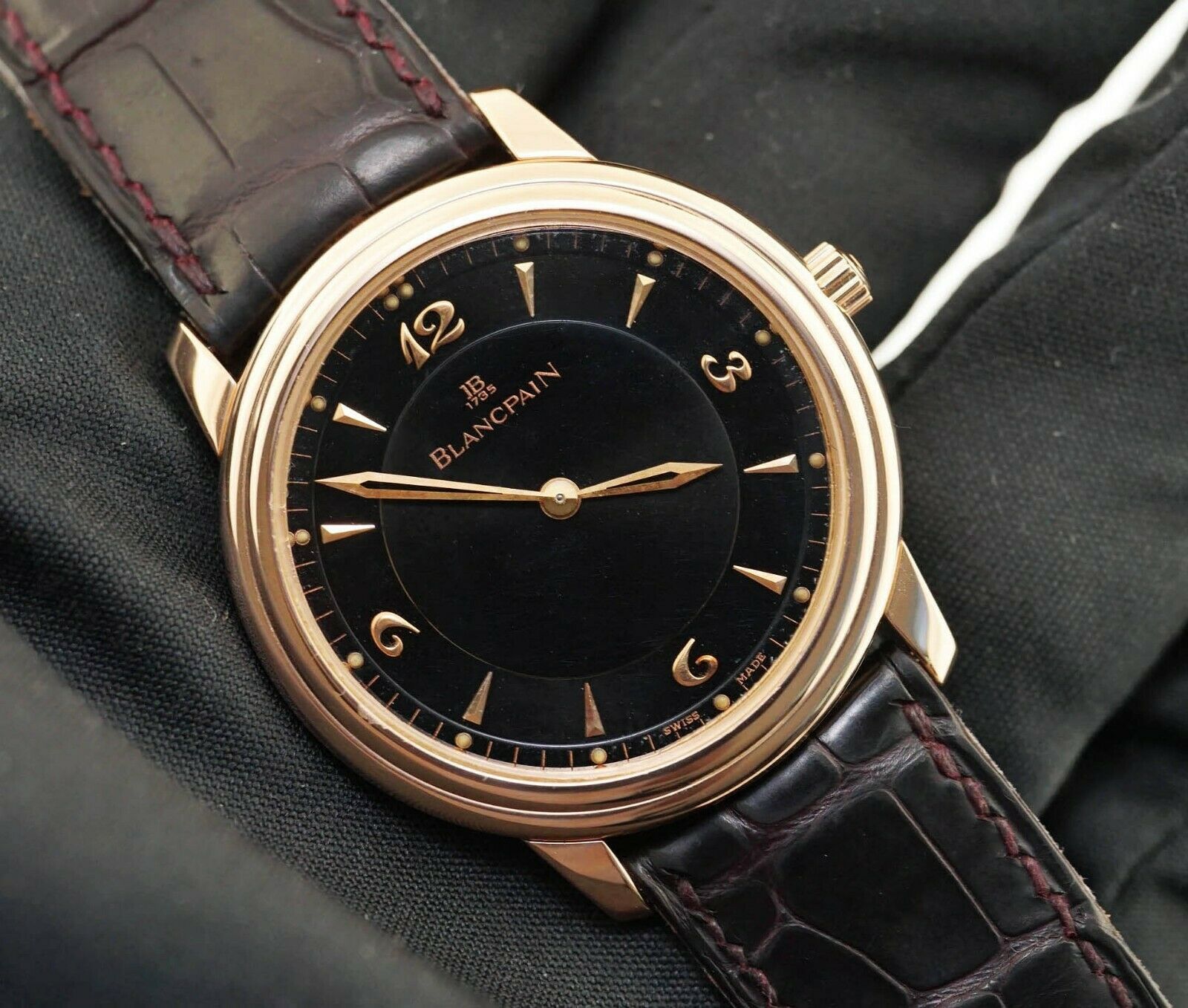 Blancpain Villeret Jubilee Ultra Slim 0021 1418 55 18k Rose Gold