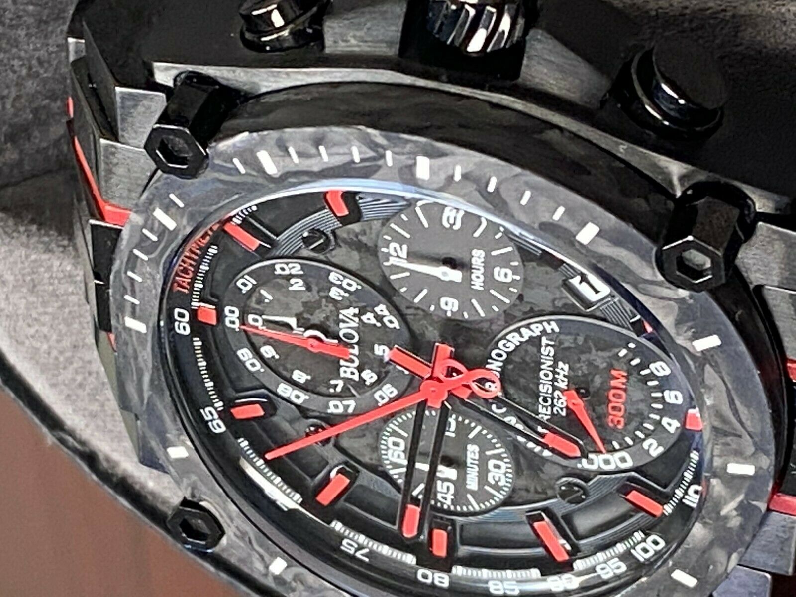 98b313 men's precisionist chronograph on sale watch