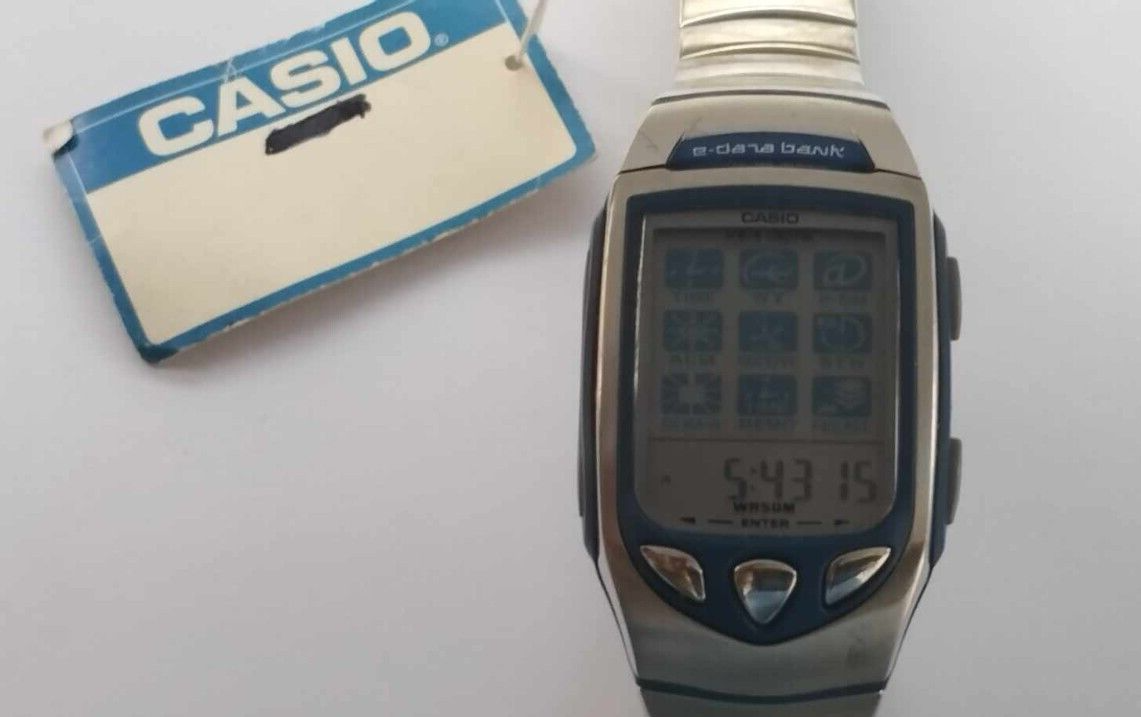 Casio Japan EDB-700 e-Data Bank Digital Watch Module 2617_NEW OLD