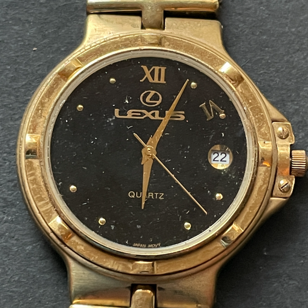 Vintage Seiko Lexus Men's Quartz Watch Untested Parts Black Dial Japan |  WatchCharts