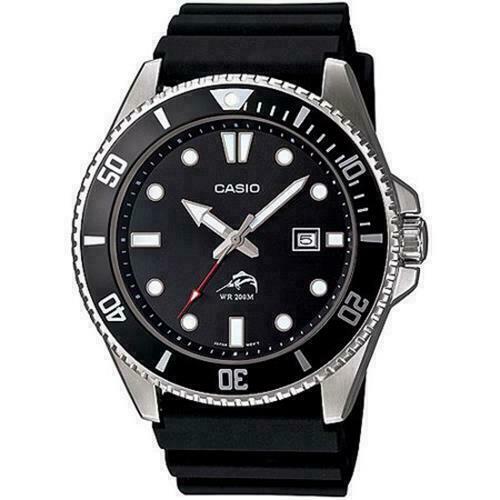 Men's black analog clearance anti reverse bezel watch