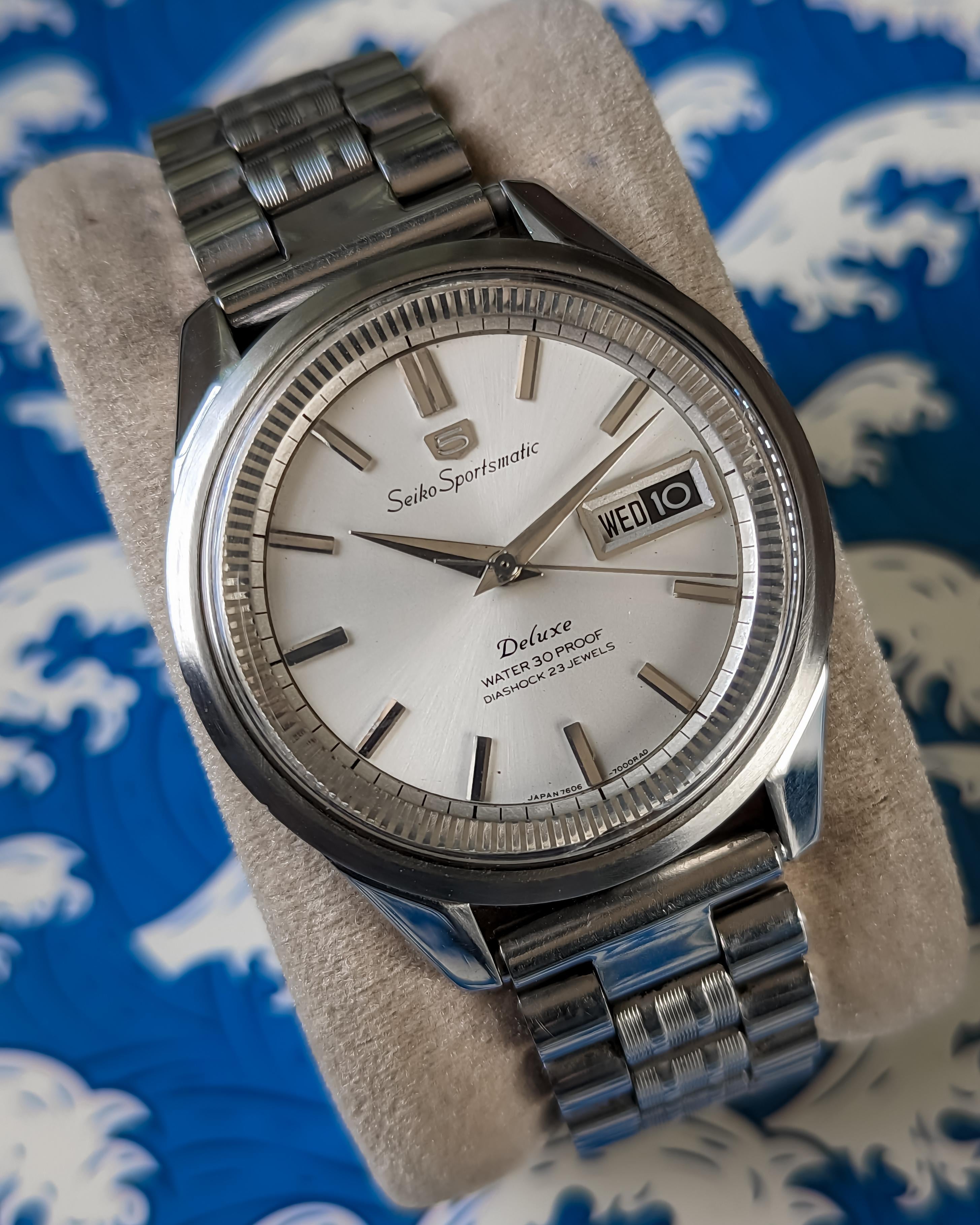 WTS] Vintage Seiko5 Sportsmatic Deluxe – 7606-7000 – 23 Jewels 