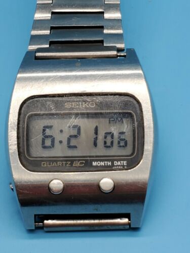 Vintage Seiko Quartz LC James Bond Digital Watch Model #0439-5009 Runs (h3)  | WatchCharts