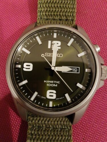 Seiko Kinetic 100m Mens Watch 5M83-0AA0 | WatchCharts Marketplace