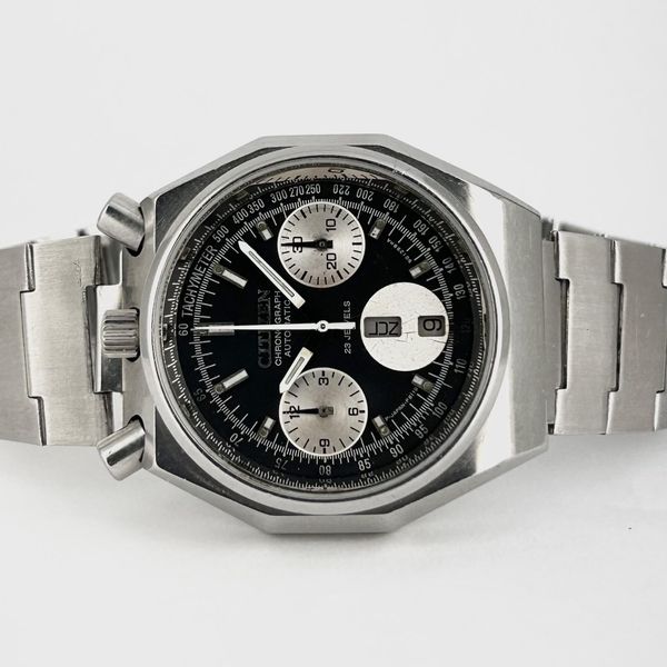 [WTS] Citizen Bullhead Chronograph 67-9356 Octagon Case Reverse Panda ...