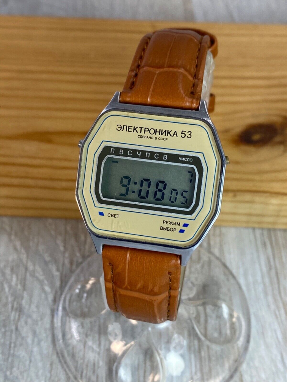 ELEKTRONIKA Electronika 1 Vintage First RED LED digital watch Pulsar USSR  Soviet | eBay