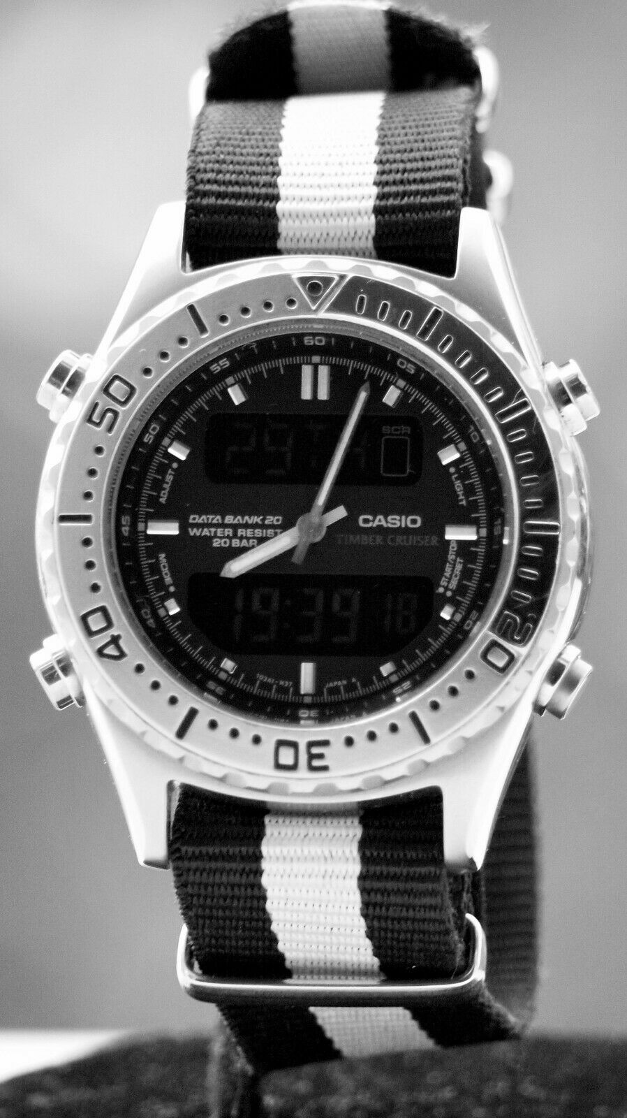 Rare Casio Timber Cruiser Secret Data Bank 20, ref. 1766