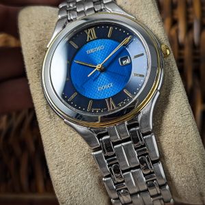 稼働品　SEIKO セイコー　ドルチェ　3B21-0AM0 ソーラー腕時計 Seiko Dolce Working Radio Solar 3B21-0AM0 Silver Stainless