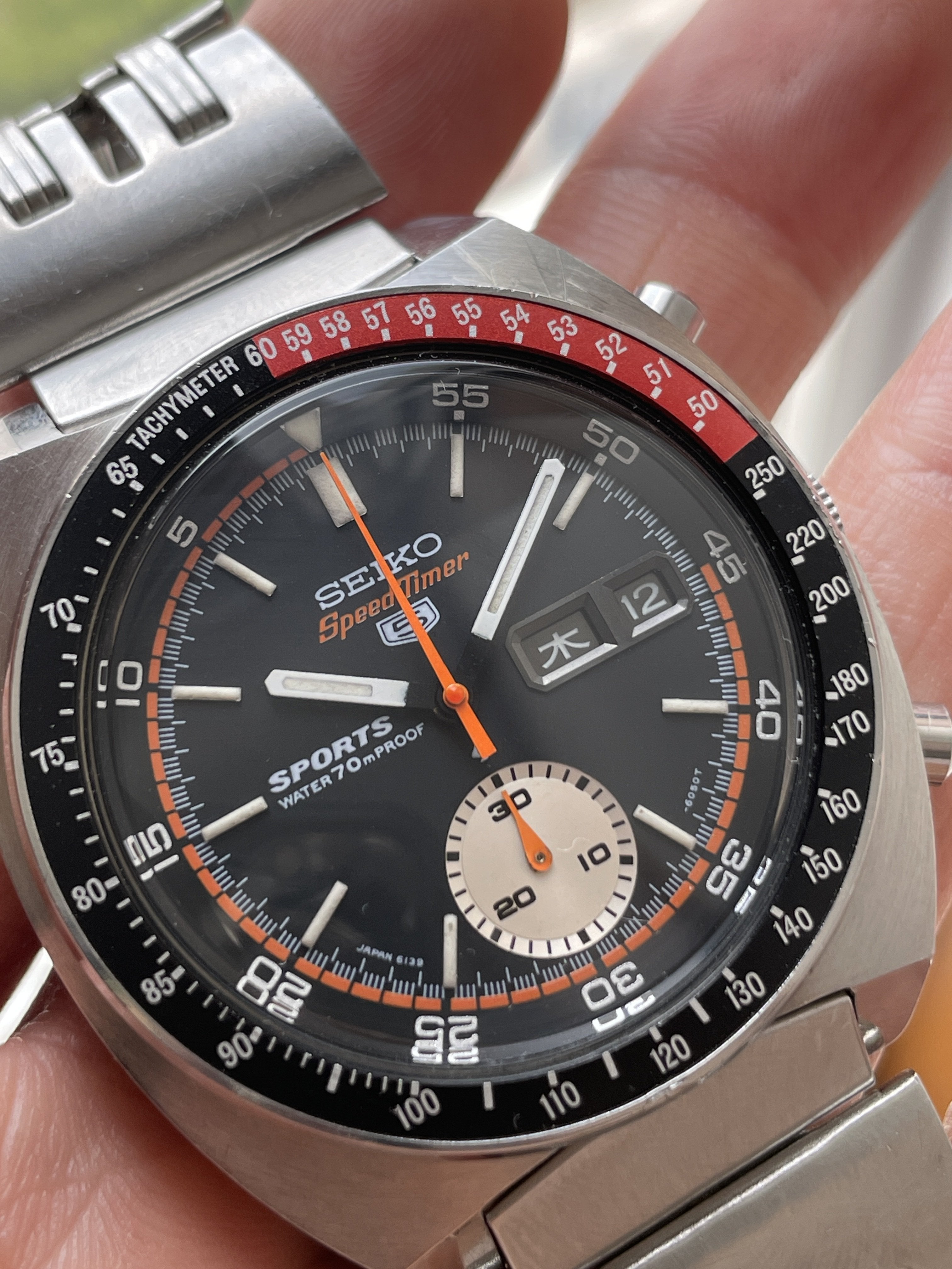 Seiko 6139-6030 “Coke” 5 Sports Speedtimer | WatchCharts Marketplace