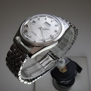 Montre Seiko Seikomatic 6206-8130 (1966) - Automatique - Boîtier Acier 37 Mm - Cadran Blanc - Garantie 1 An