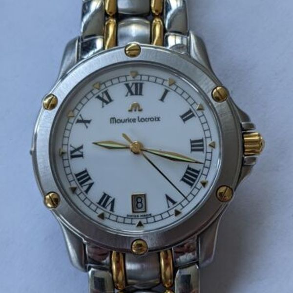 Men's Maurice Lacroix Tiago Dual Tone Quartz Watch 69709 (New Battery ...