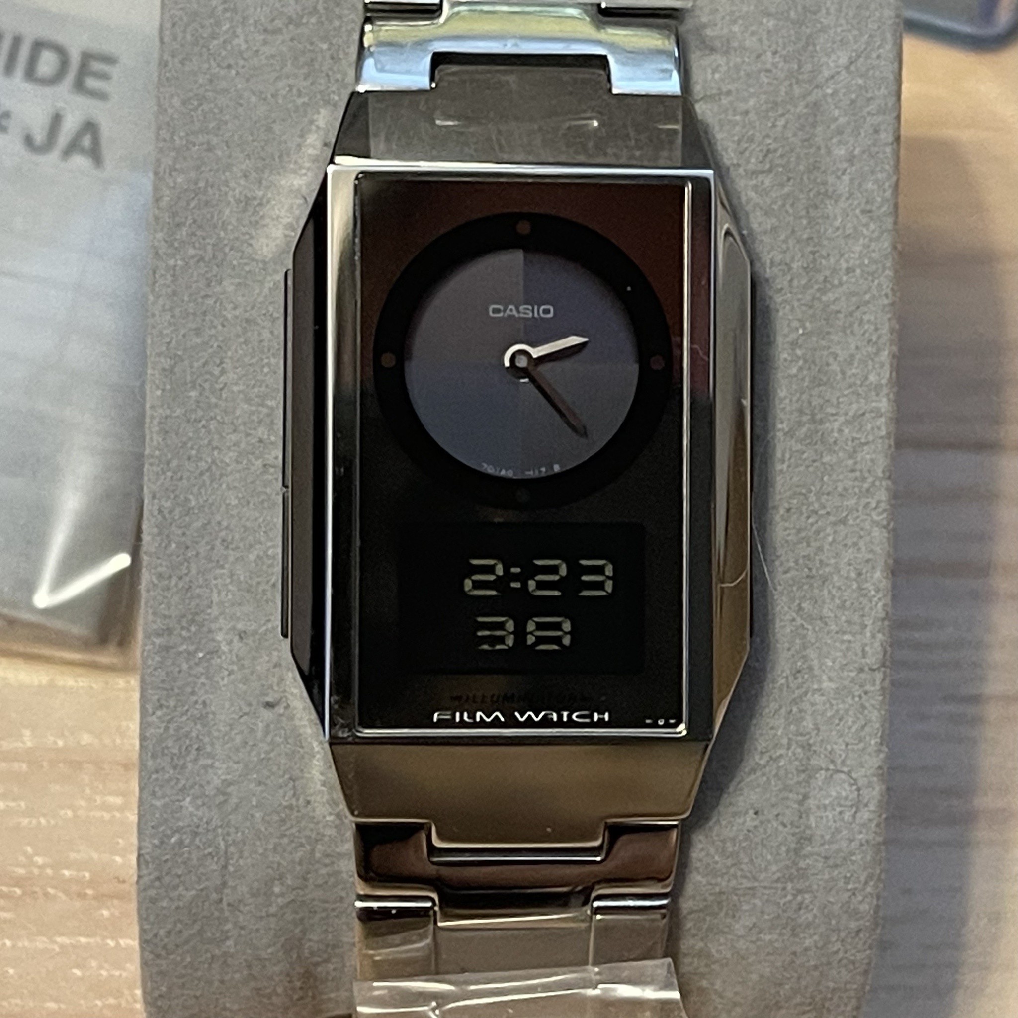 ⑦ CASIO PELA FILM WATCH FS-02D-7JR 稼動中 デジタルクォーツ カシオ 