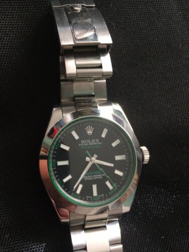 Bluehome — luxurywatchlife: Custom Bamford Rolex Milgauss  Rolex часы,  Мужские часы, Модные часы