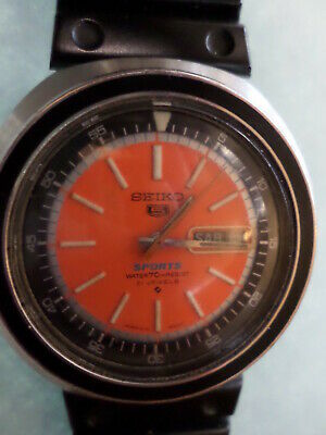 Seiko 6119-6400 T 5 SPORTS 21 JEWEL EARLY 1970'S 6119 6400 T