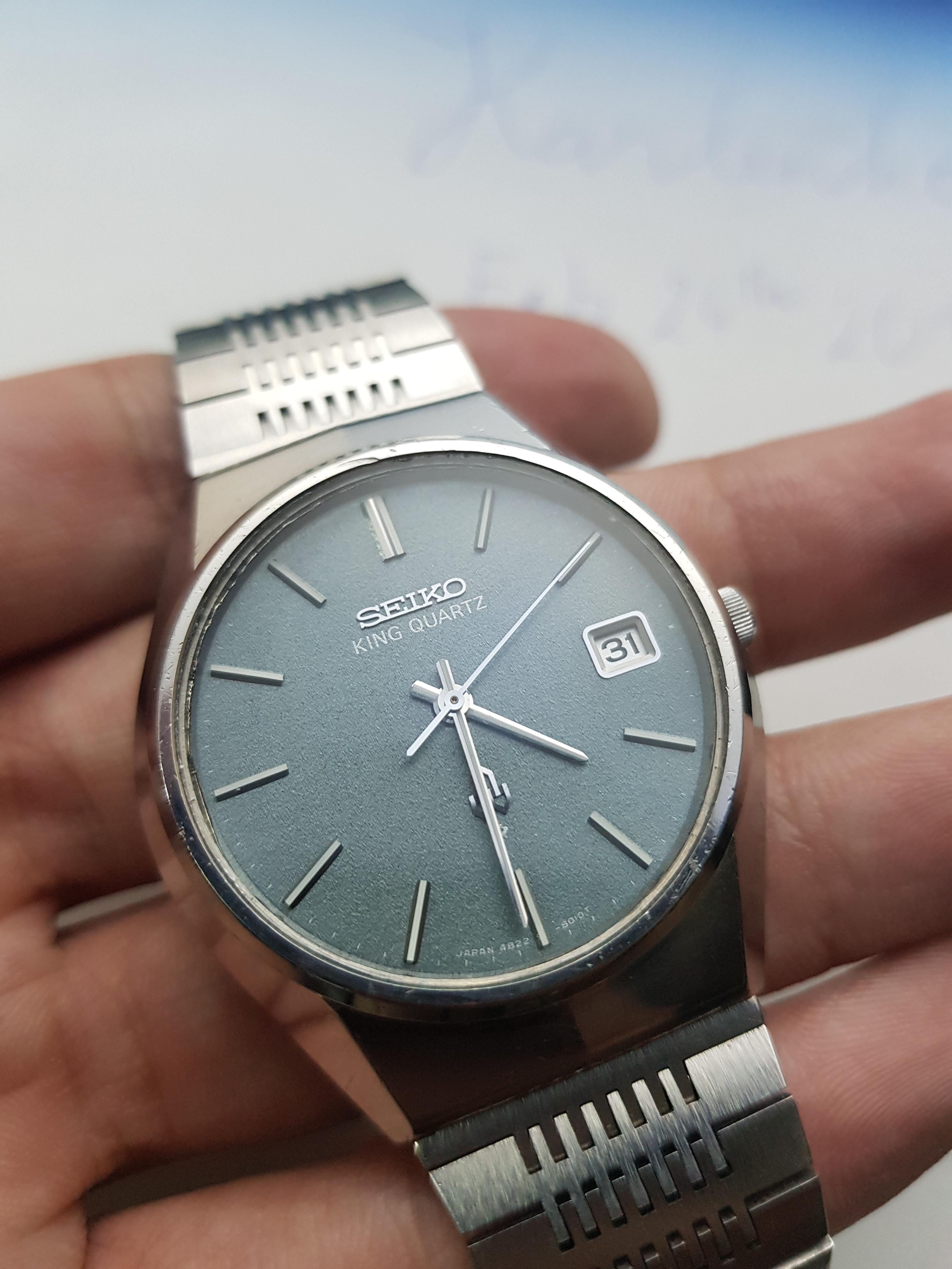 WTS] Seiko King Quartz 4822-8010 Grain Dial | WatchCharts Marketplace