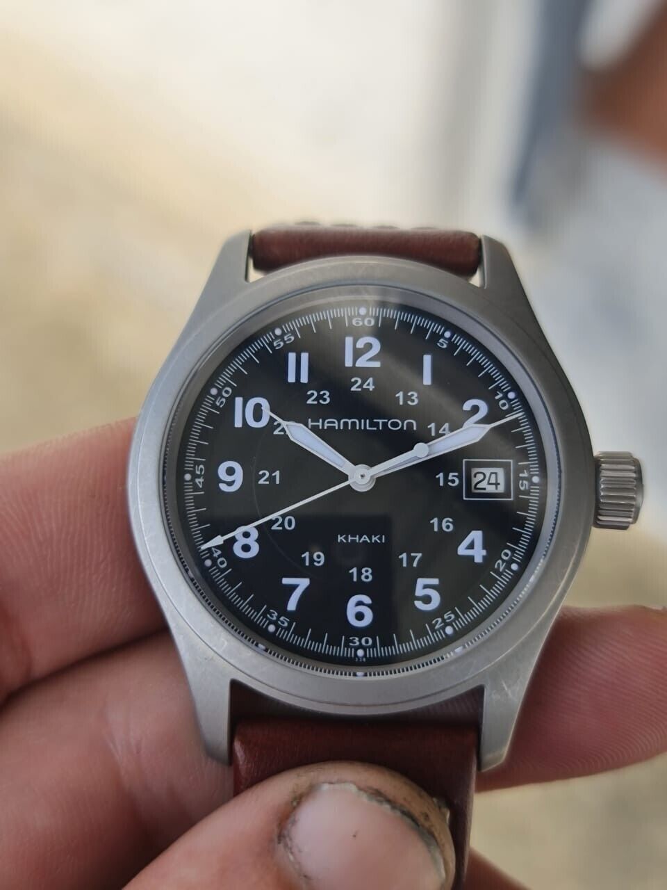 Hamilton Khaki quartz 38mm ref.H684812 | WatchCharts Marketplace