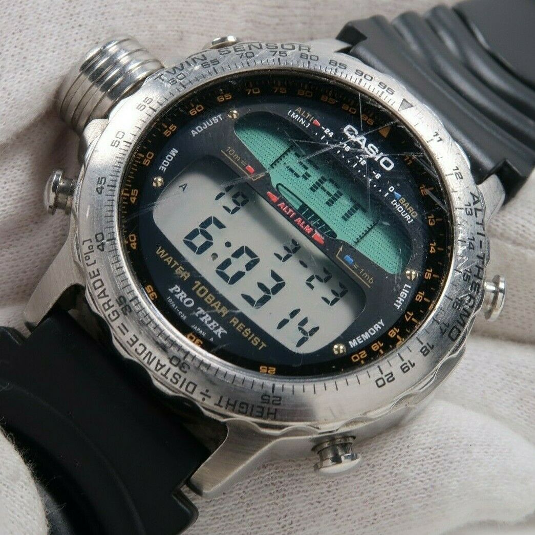 CASIO Protrek ALT-7000 NEW BATTERY/NEW STRAP Watch JAPAN | WatchCharts  Marketplace