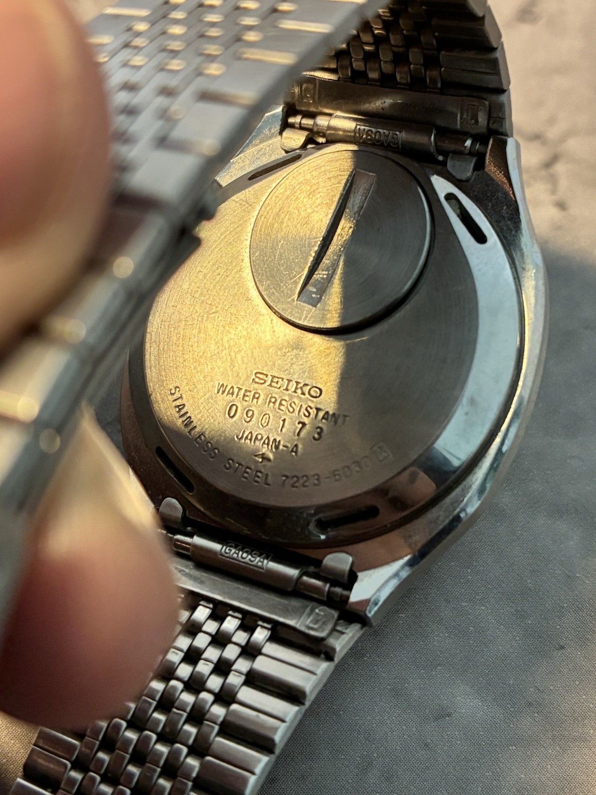 SEIKO 7223-6030 RARE ALARM QUARTZ WATCH | WatchCharts Marketplace