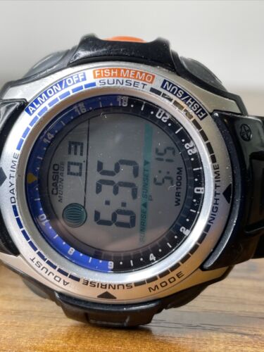 CASIO PROTREK FISHING GEAR PRS-400-1JF Men's Digital Watch Used