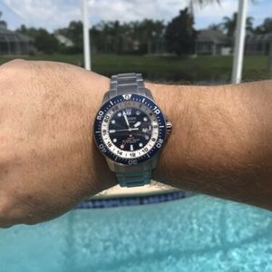 Citizen PROMASTER Marine BJ7111-86L Eco-Drive 2019 1 Day Old USA 