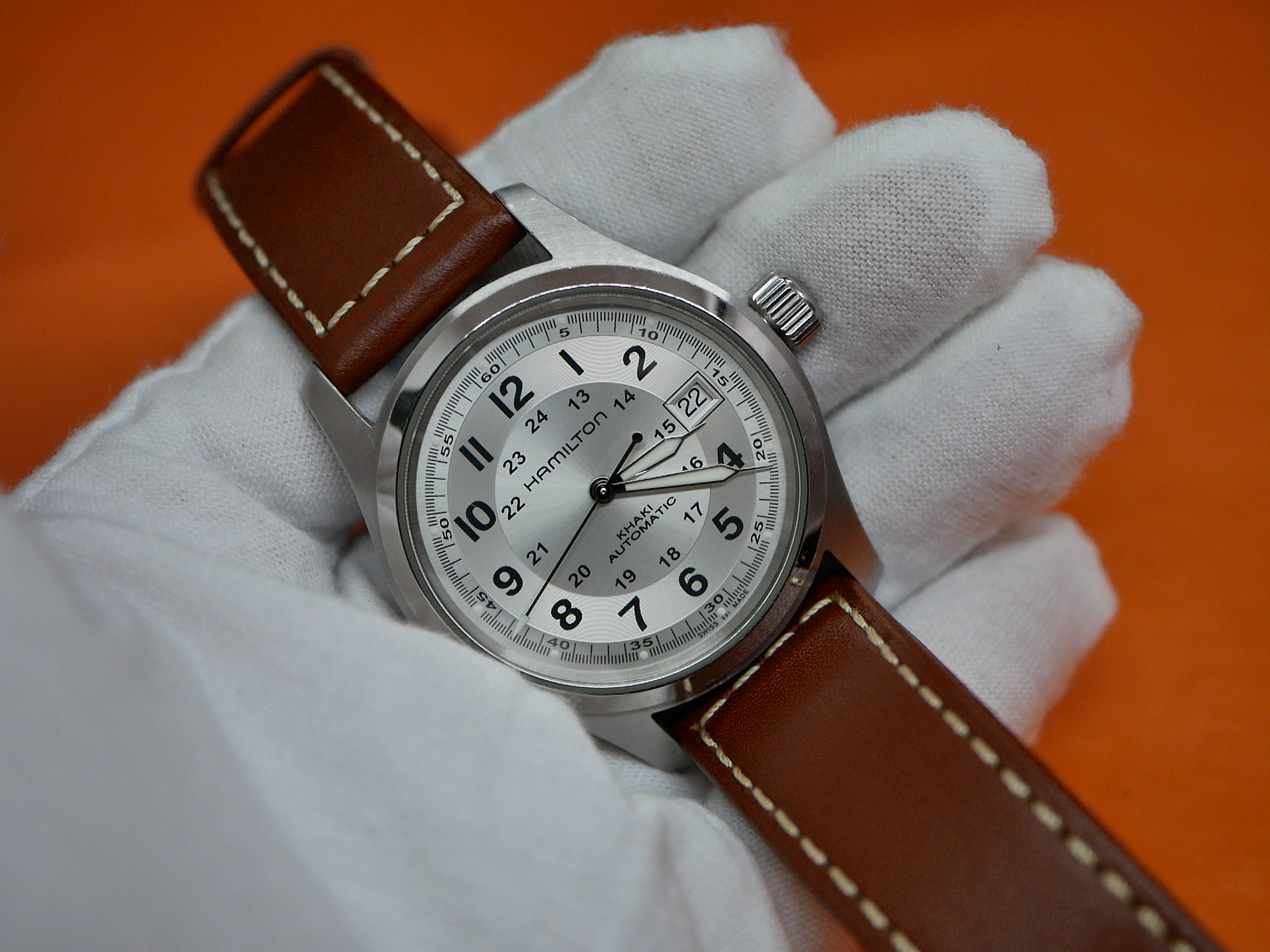 WTS] Hamilton Khaki Automatic 38mm H704450 Silver Dial and H