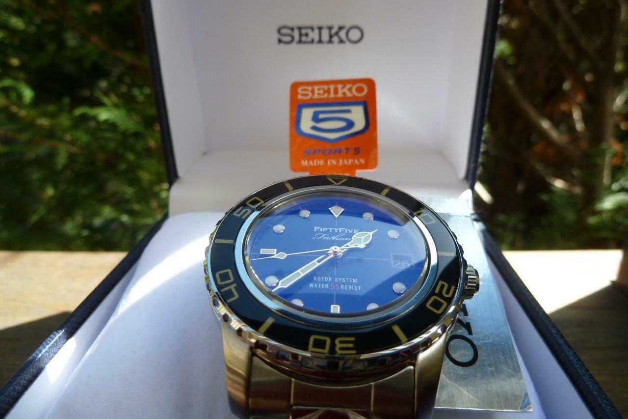 Seiko SNZH57J1 Fifty Five Fathom FFF 55 Diver Super Mod Sapphire JDM  SARB017 Hds | WatchCharts
