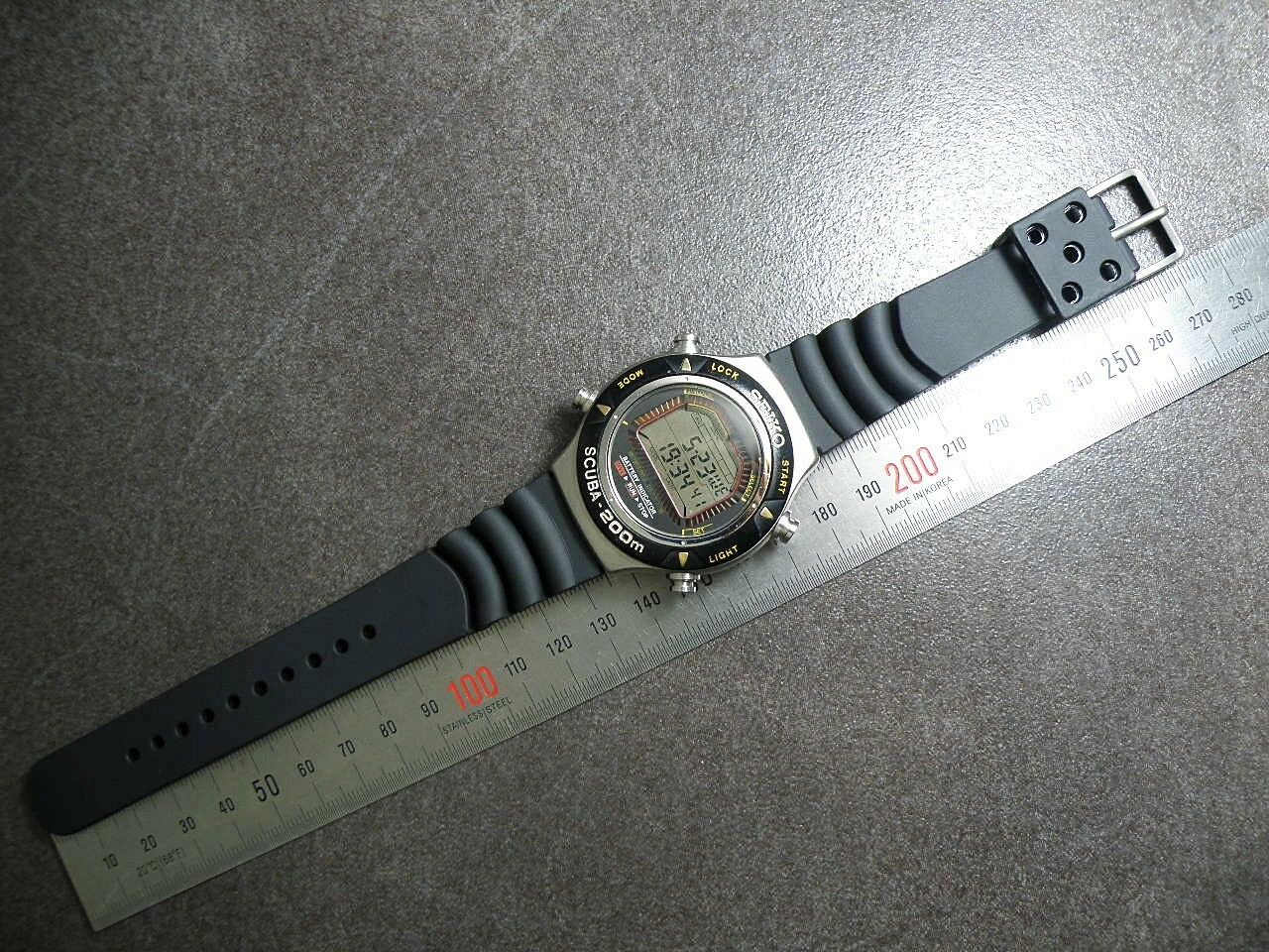 SEIKO SCUBA 200M S800-0010 ALARM CHRONOGRAPH SS QUARTZ MENS DIVER