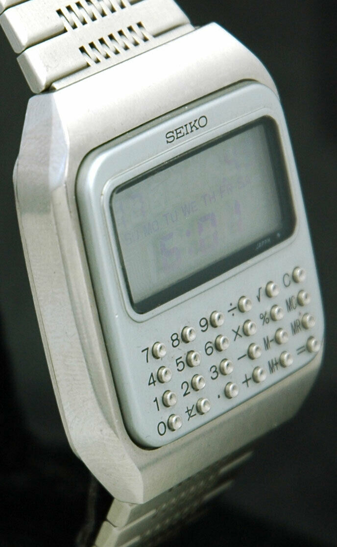 Seiko calculator watch discount 1977