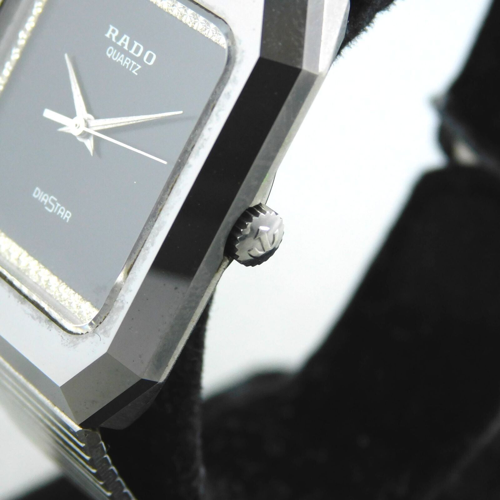RADO DIASTAR 104.0118.3 MEN'S SILVER VINTAGE WATCH SWISS QUARTZ