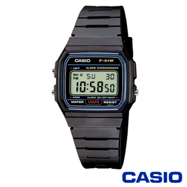 Casio F91W Classic Digital RETRO Sports Alarm Stopwatch Black Watch NEW