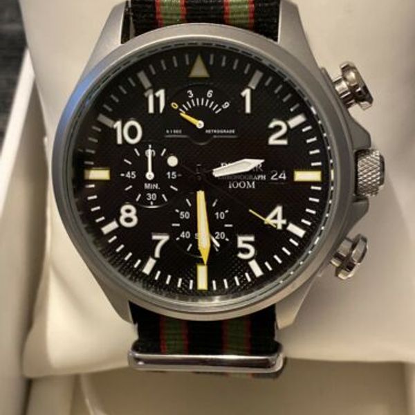 【稼働】 SEIKO PULSAR VD50-X019 クロノグラフ 腕時計 Pulsar by Seiko VD50-X019 Miltary Chronograph Watch