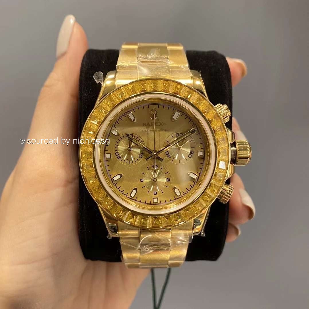 BAPE TYPE 4 BAPEX CRYSTAL STONE GOLD | WatchCharts Marketplace