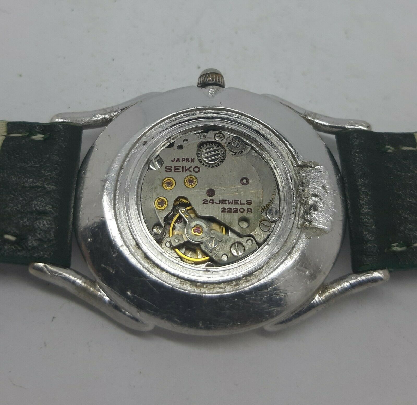 ◎レア個体 SEIKO/セイコー 2220A 2220-7250 Chariot、シャリオ 2針手