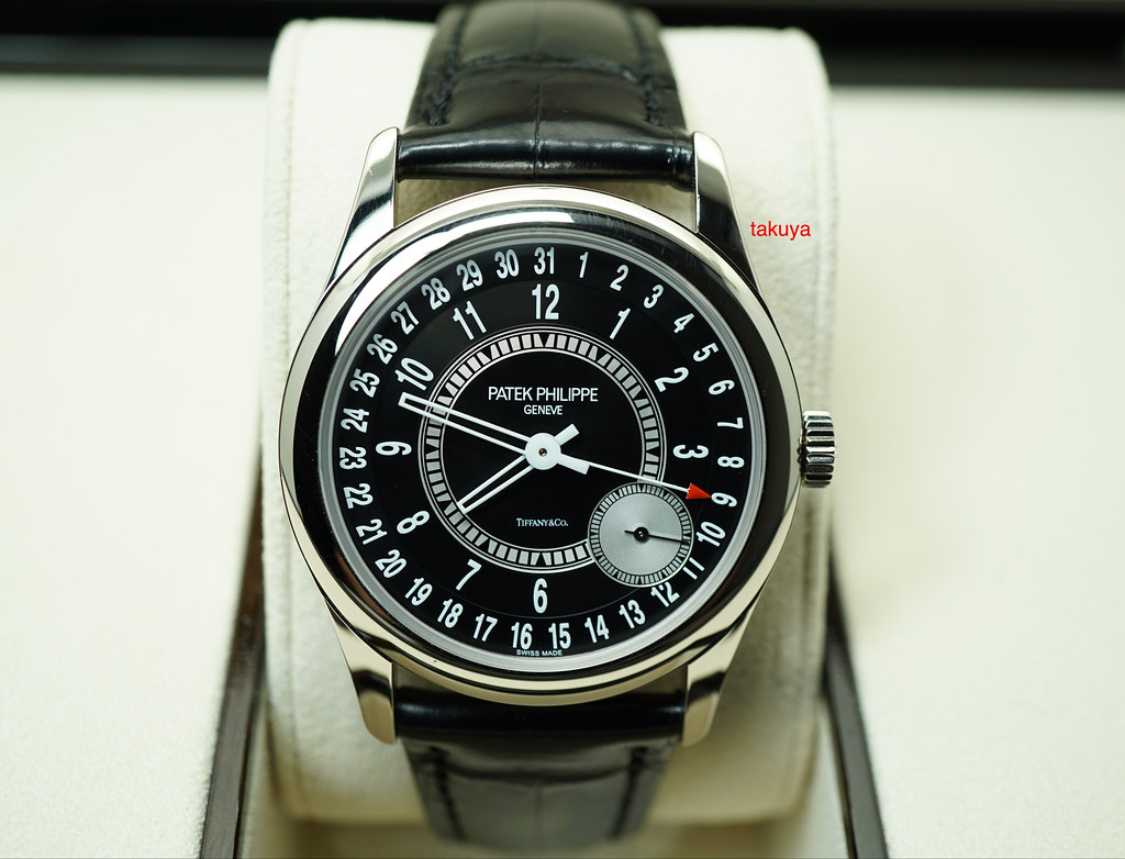 FSOT:Patek PHILIPPE 6006G CALATRAVA Tiffany & Co Dial 18K WHITE GOLD ...