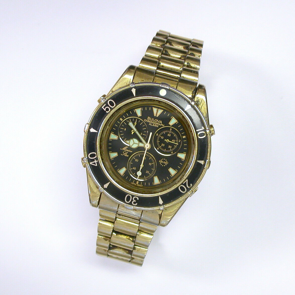 Bulova chronograph online alarm