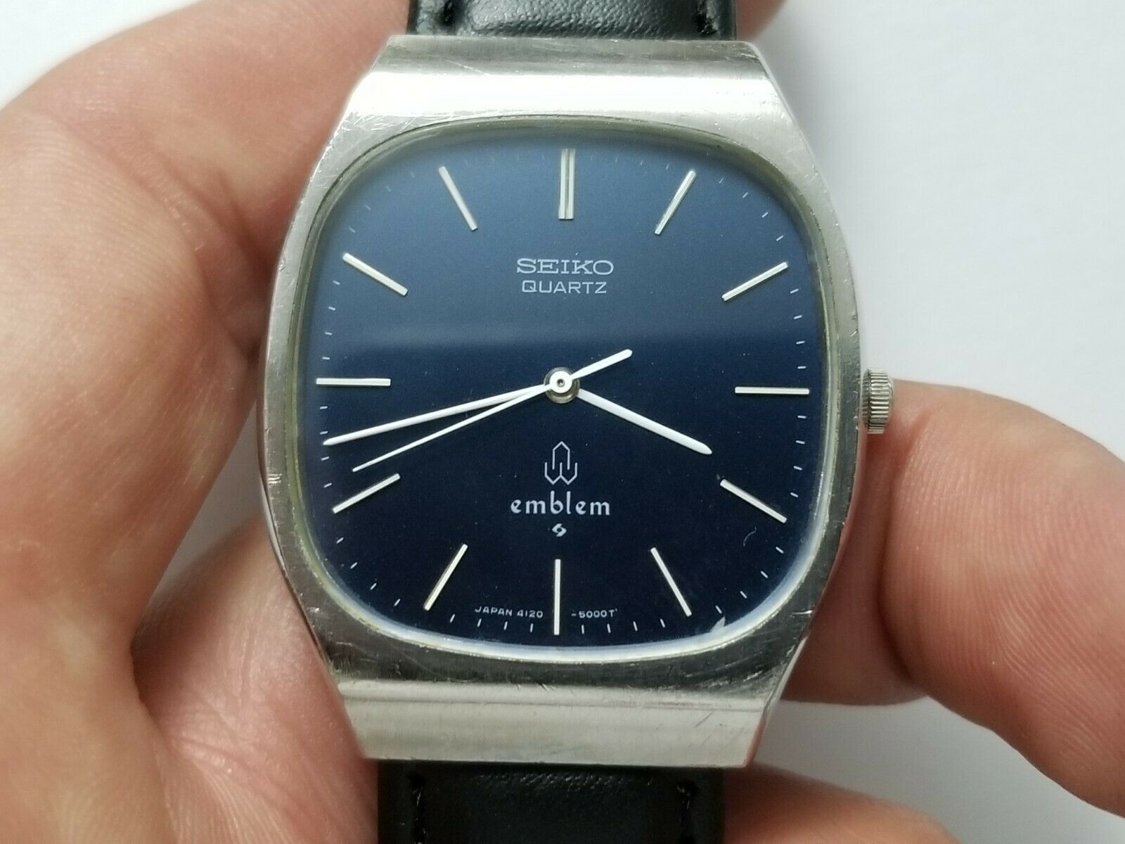Seiko Emblem 4120-5000 Men's Quartz vintage Watch | WatchCharts