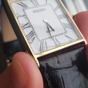 WTS] Seiko SUP880 Mint Condition + Brown Strap- Cartier Tank
