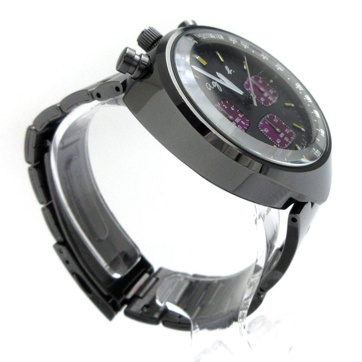 Seiko Agnes B Collaboration Bullhead V655-7010 Chronograph Mens